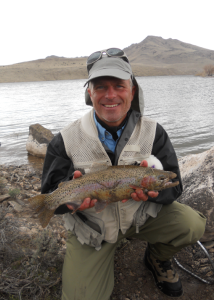 Mike Senn catches fish