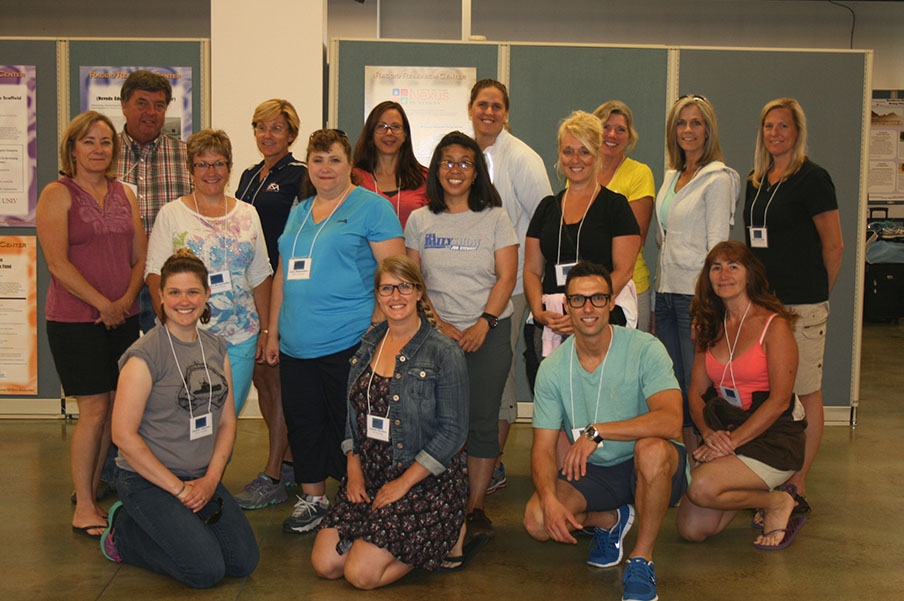 Members of the N.E.R.D.S. program pose for a group photo