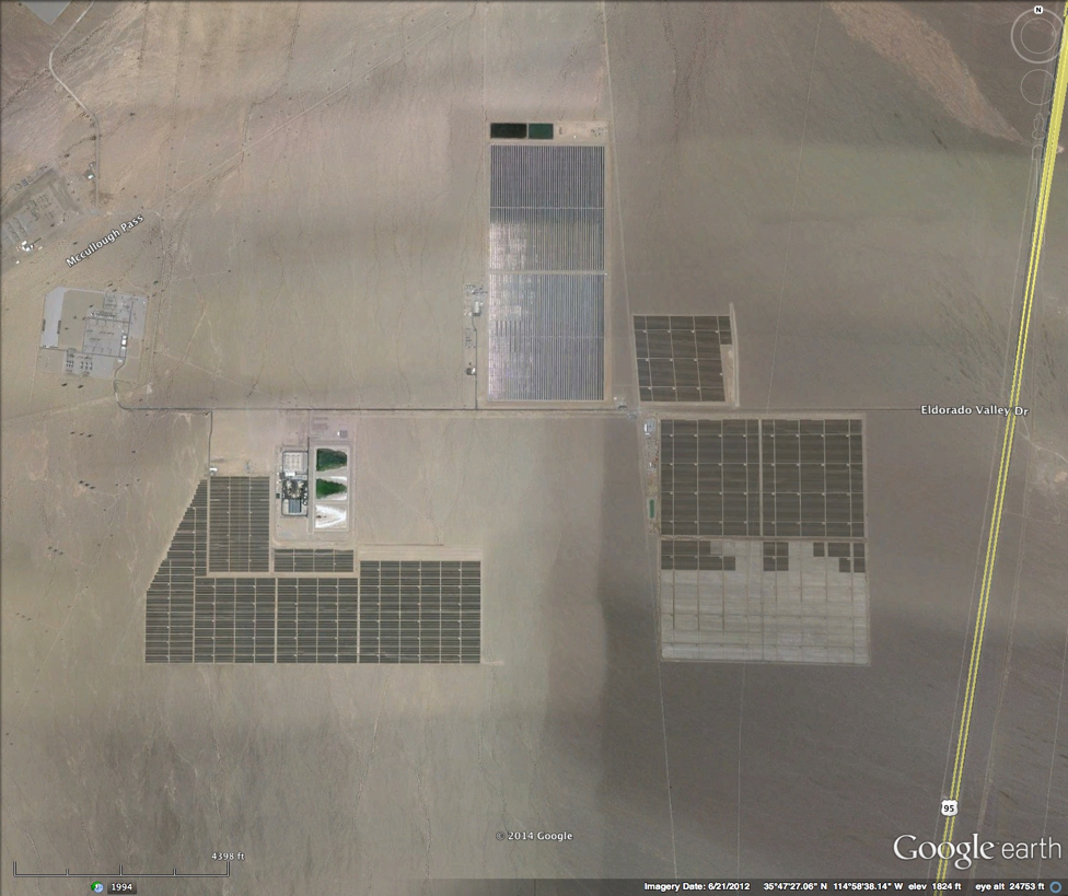 Nevada Solar One Site 2004