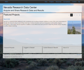 A screenhot of the NRDC Homepage