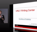 Dr. Gina Sully leads a presentation at the UNLV Writing Center