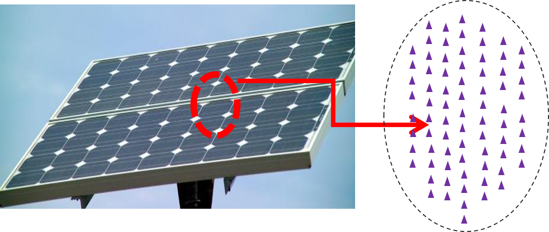 Transparent Nanoparticle Arrays